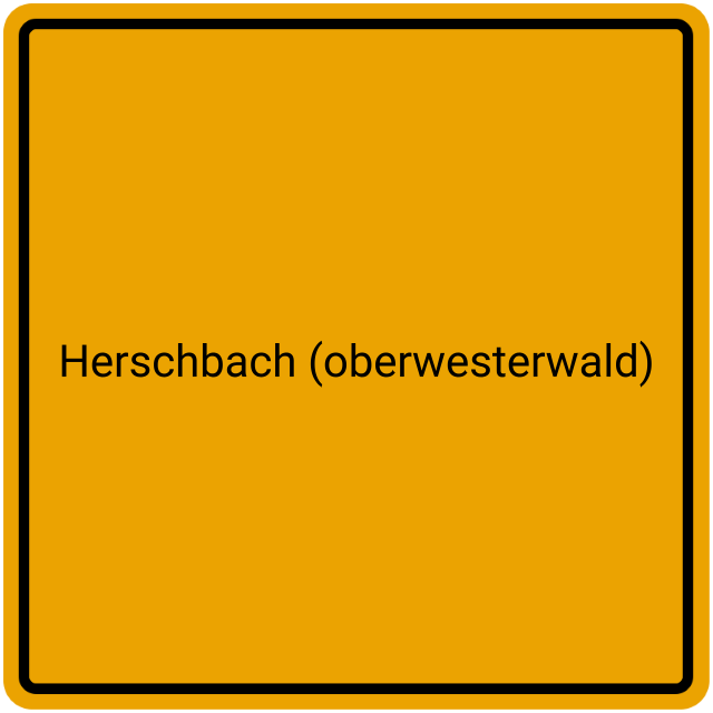 Meldebestätigung Herschbach (Oberwesterwald)